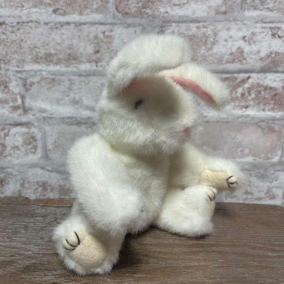 wangs | Toys | Wangs White Bunny Rabbit With Movable Limbs Plush Toy 8 ...